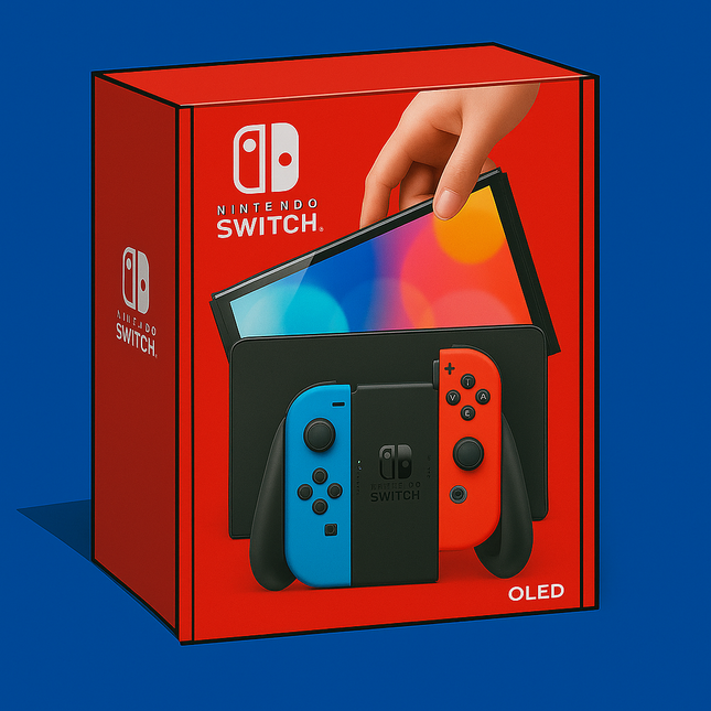 NINTENDO Switch (OLED-Modell) Neon-Rot/Neon-Blau