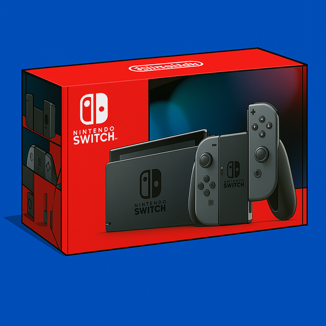NINTENDO Switch Grau V2 mit verbesserter Akkulaufzeit